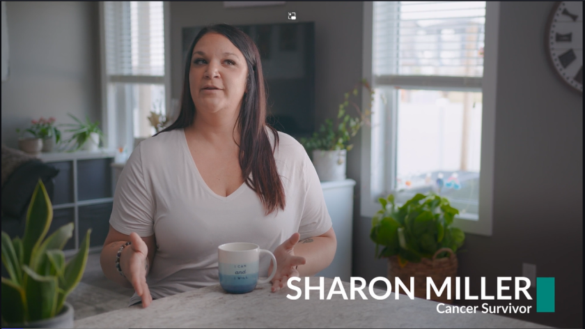 Sharon miller in her kitchen